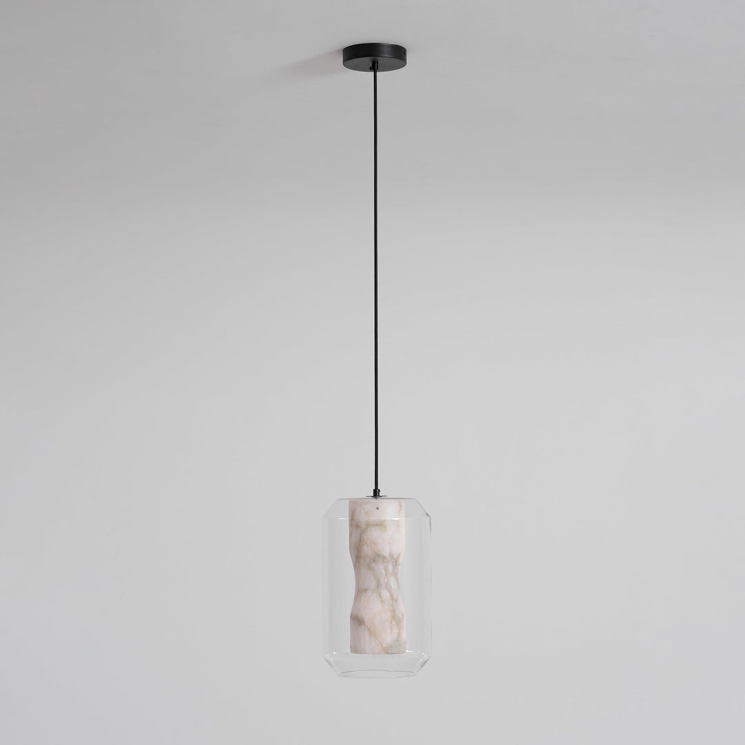 Glas Alabaster-Pendelleuchte