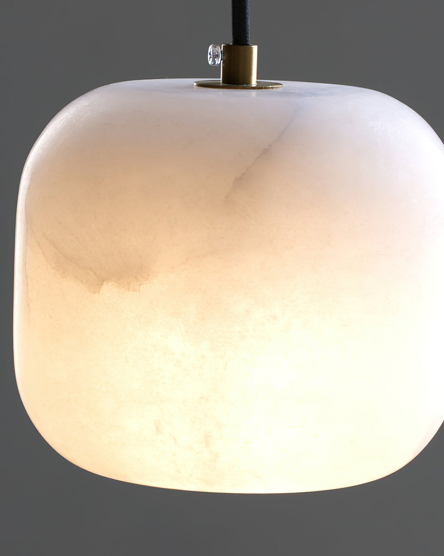 Lampa wisząca nocna z alabastru