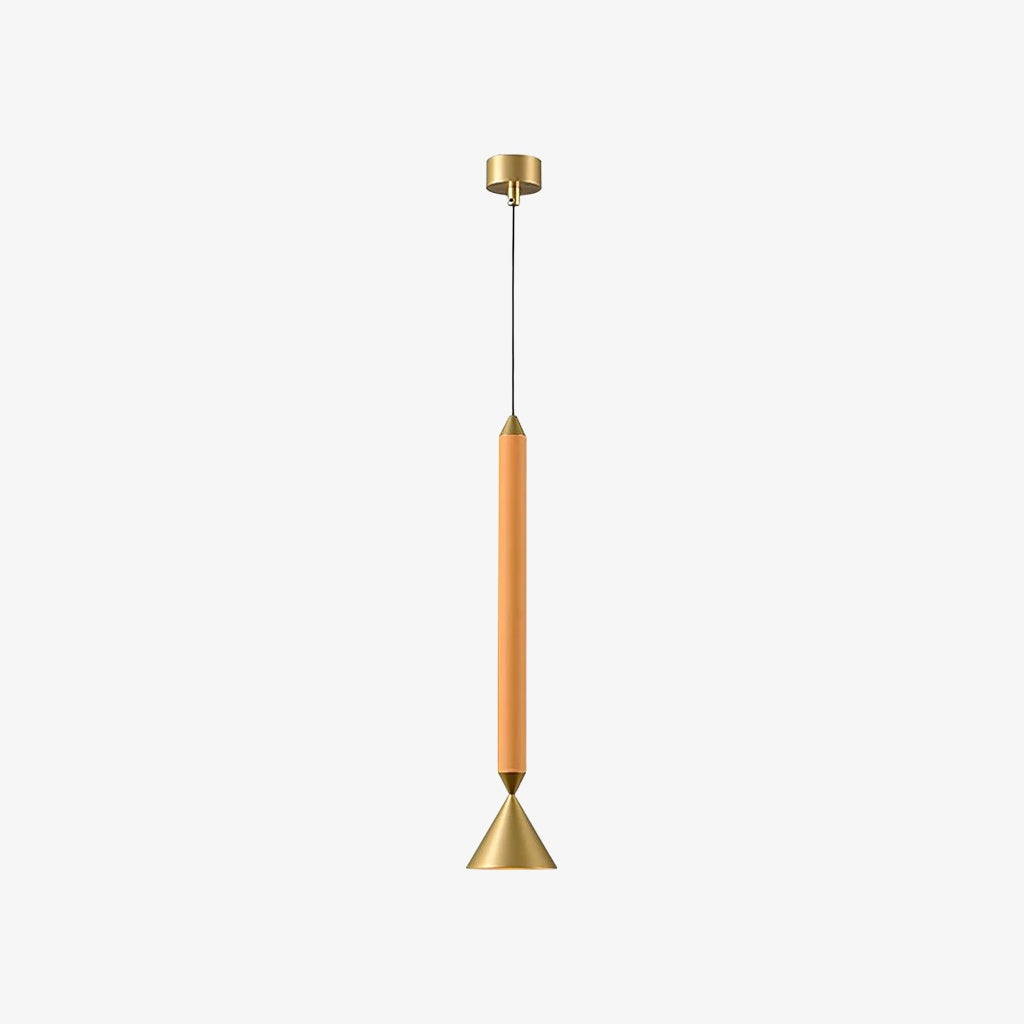 Vertara Minimal Cone Pendant Light – Sleek Architectural Hanging Lamp for Dining and Kitchen