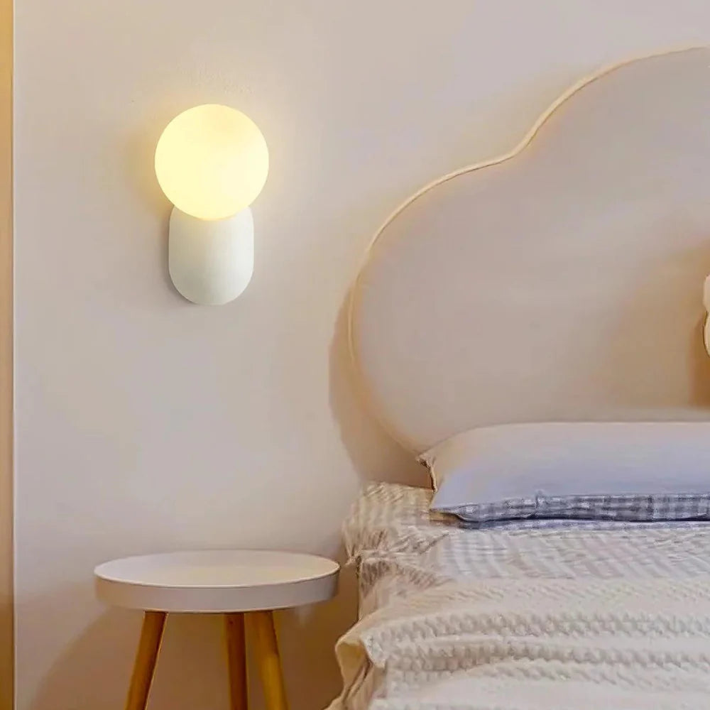 Luz de Pared de Orbe de Vidrio Nórdico Luma