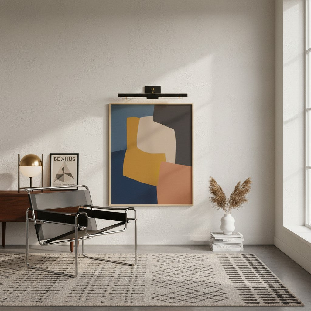 Aurix Minimalistische Eisen-Wandlampe – Elegante wandmontierte Beleuchtung zur Aufwertung jeder Innenraumkunst