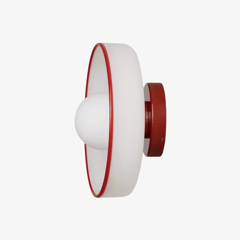 Lámpara de Pared y Techo Kalo - Aplique de Montaje Superficial con Disco de Vidrio Soplado