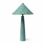 Załaduj obraz do przeglądarki galerii, Liberty floral shade ceramic table lamp on a white background