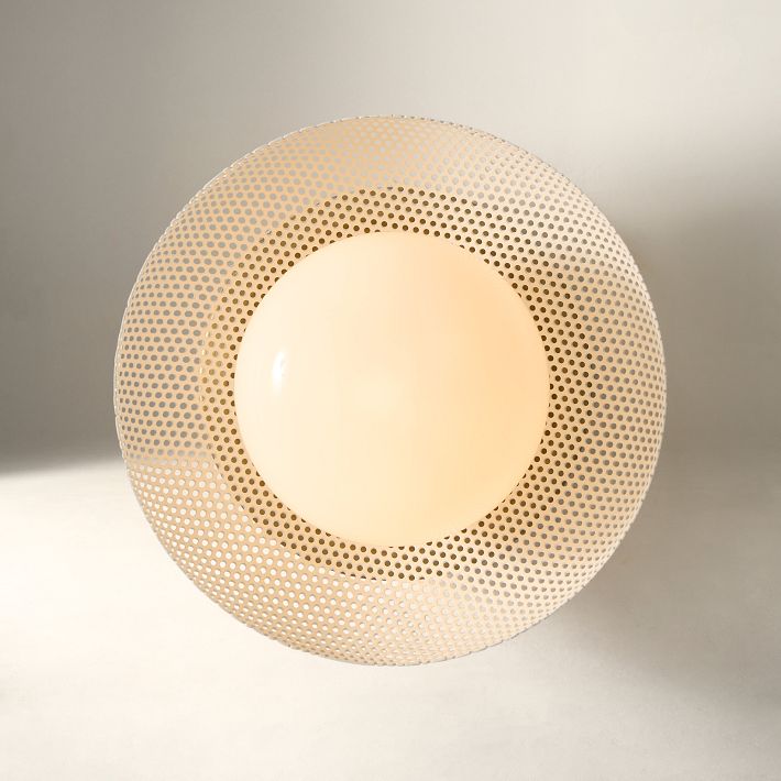 Elorina Sconce Wall Light - Textured Metal or Glass Shade