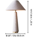 Load image into Gallery viewer, Ceruna Cone Shaded Table Lamp - Elegant Fabric for Living Room and Entryway