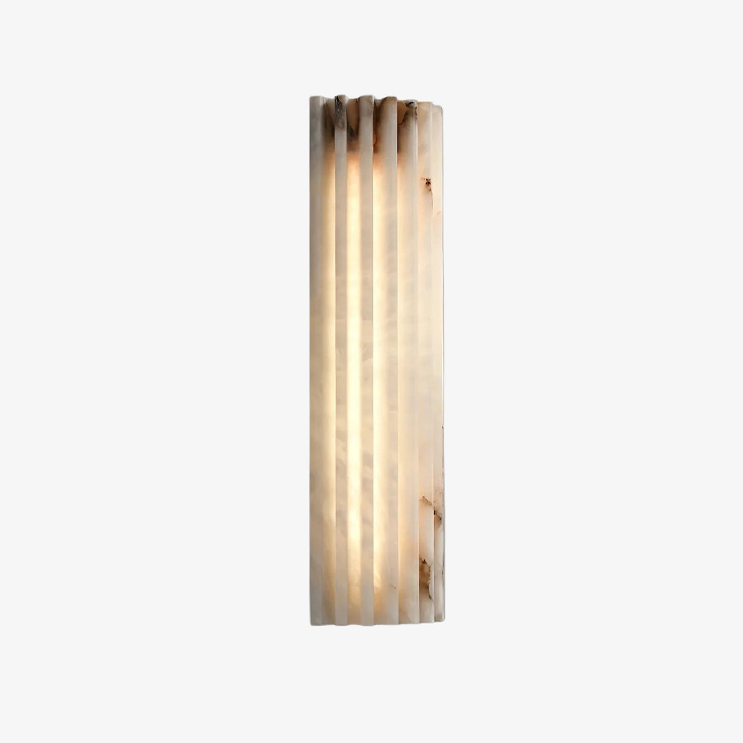 AlaVelle Contemporary Alabaster Wall Lamp – Minimalist Wall Light for Bedrooms and Hallways