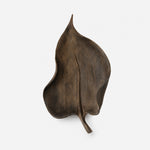 Afbeelding laden in galerijweergave, Large sculptural wooden leaf wall decor, 53 by 35 by 6 centimeters