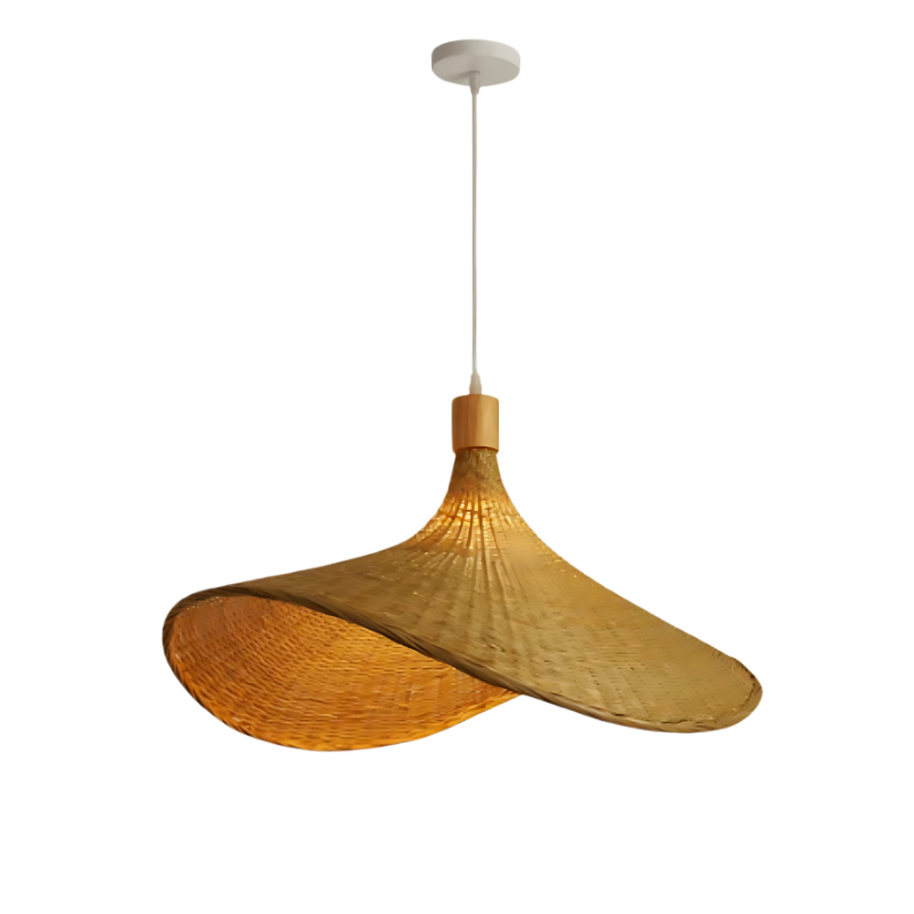 Rustykalny urok lampy z rattanu Raphia