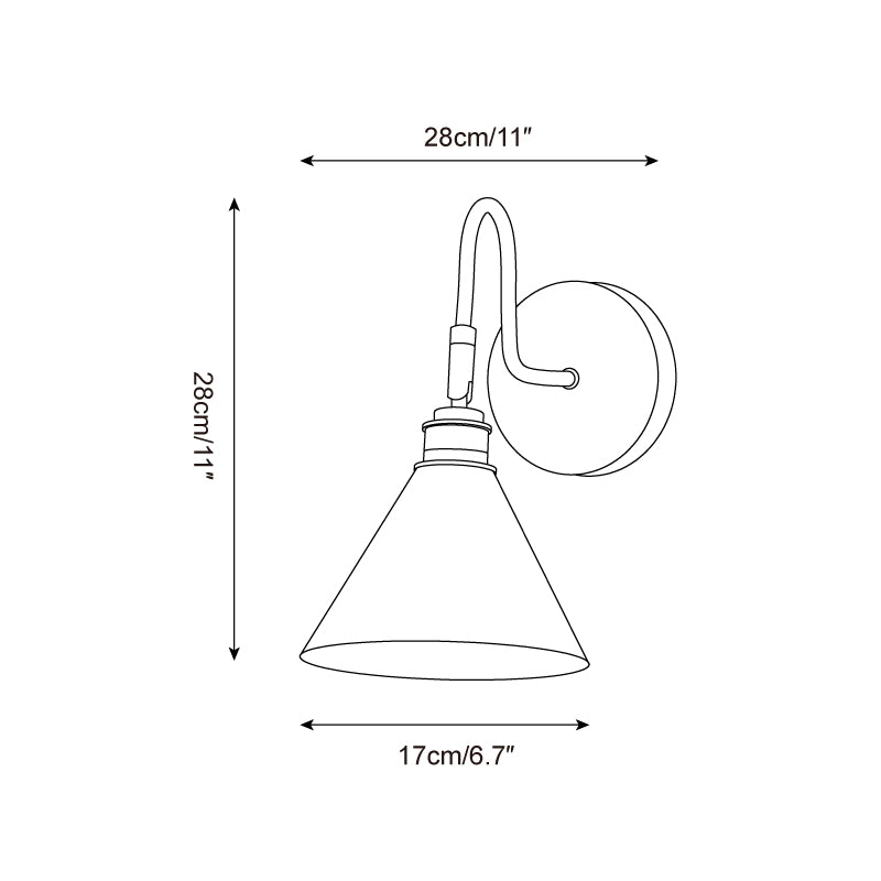 Lampa ścienna Conira