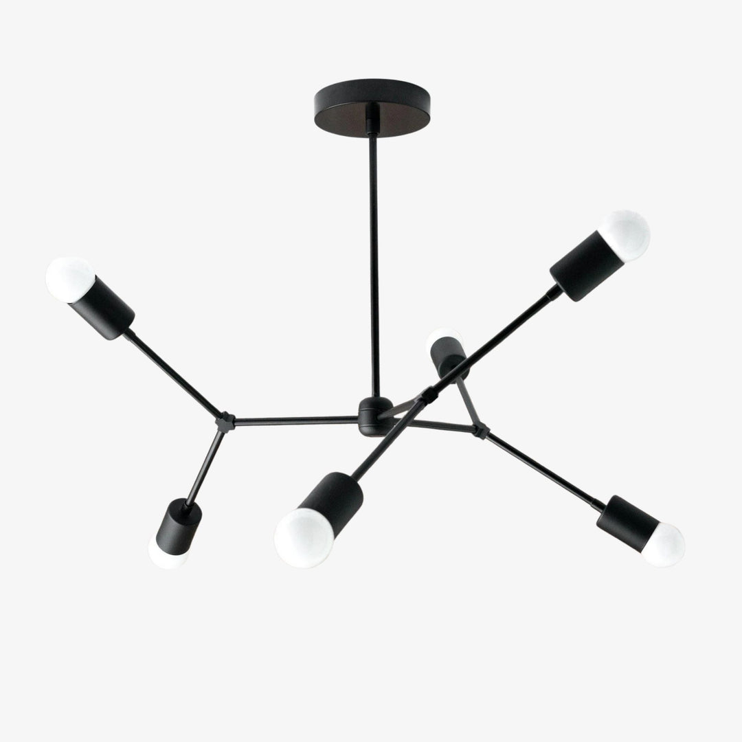 Mobilux Geometric Frame Modern Chandelier for Kitchen & Living Room