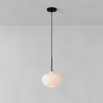 Load image into Gallery viewer, Rivrona Ribbed Pendant – Modern Ribbed Glass Light with Metal Finish
