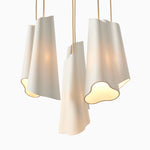Load image into Gallery viewer, Orovia Ceramic Shade Chandelier – Iron Pendant Adjustable Height Design
