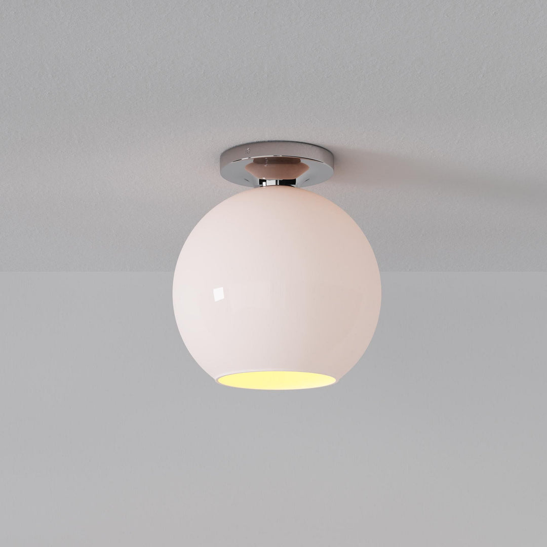 Selvion Modern Globe Pendant Light - Damp-Rated Bathroom Lighting - Luxe Glass Shade