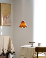 Load image into Gallery viewer, Bellina Artistic Glass Pendant Light - Modern Bloom Inspired Hanging Ceiling Lamp
