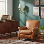 Afbeelding laden in galerijweergave, Rowanea Keramische Wandkandelaar met Stoffen Kap en Metalen Afwerking – Boerderij Moderne Ganglamp