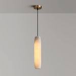 Load image into Gallery viewer, Alabaster Flute Pendant Light