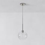 Load image into Gallery viewer, Selvion Sculptural Globe Pendant Light - Modern Glass Pendant Lamp - Sleek Design
