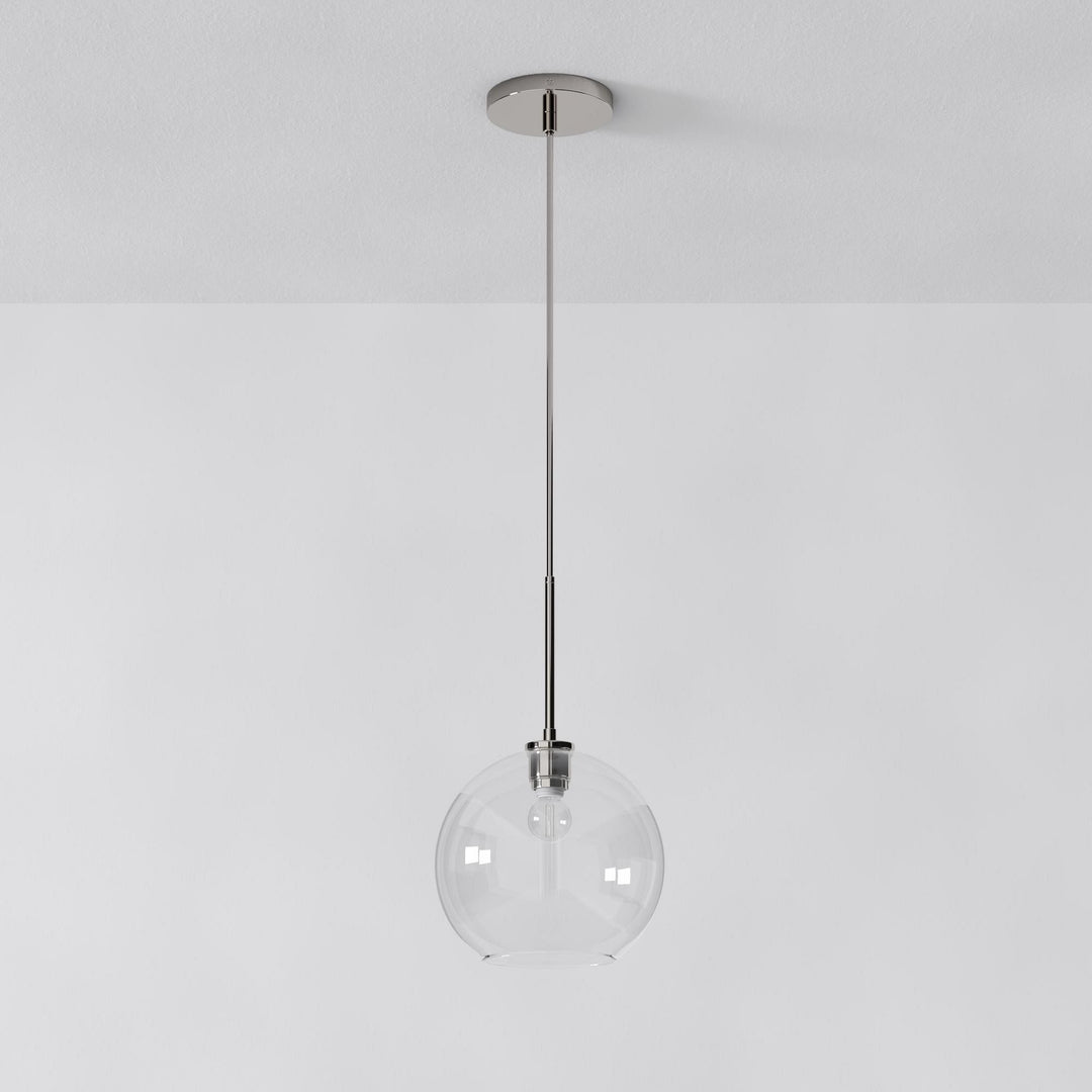 Selvion Sculptural Globe Pendant Light - Modern Glass Pendant Lamp - Sleek Design