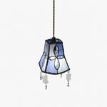 Cargar imagen en el visor de la Galería, Shell Butterfly Stained Pendant Light