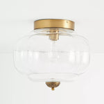 Load image into Gallery viewer, Vintage Eloise Milk Glass Flush Mount Ceiling Light - Vintage Charm Soft Glow

