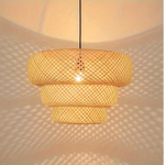 Załaduj obraz do przeglądarki galerii, Boho Bambusowa Lampa Wisząca
