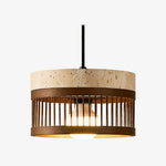 Cargar imagen en el visor de la Galería, Vintage Travertine Metal Pendant Lamp for Dining Room