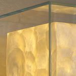 Load image into Gallery viewer, Beamira Mica Square Wall Lamp - Glass Shade Shell Decorative Wall Light for Hallway