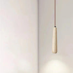 Load image into Gallery viewer, Travertine Tube Pendant Light