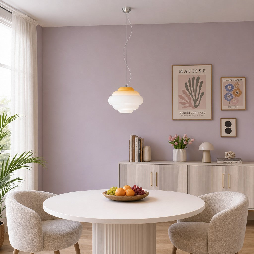 Gossax Cloud Glass Shaped Pendant Light - Nordic Style for Dining Room and Kitchen Island