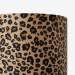 Charger l'image dans la visionneuse de la galerie, Abat-jour tambour Wildlux à motif léopard – Abat-jour décoratif en tissu pour intérieurs domestiques