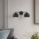 Bild in die Galerieansicht laden, Auruca Globe Wall Light Bellflower Inspired Shape - Minimalist Metal Glass Sconce for Living Room