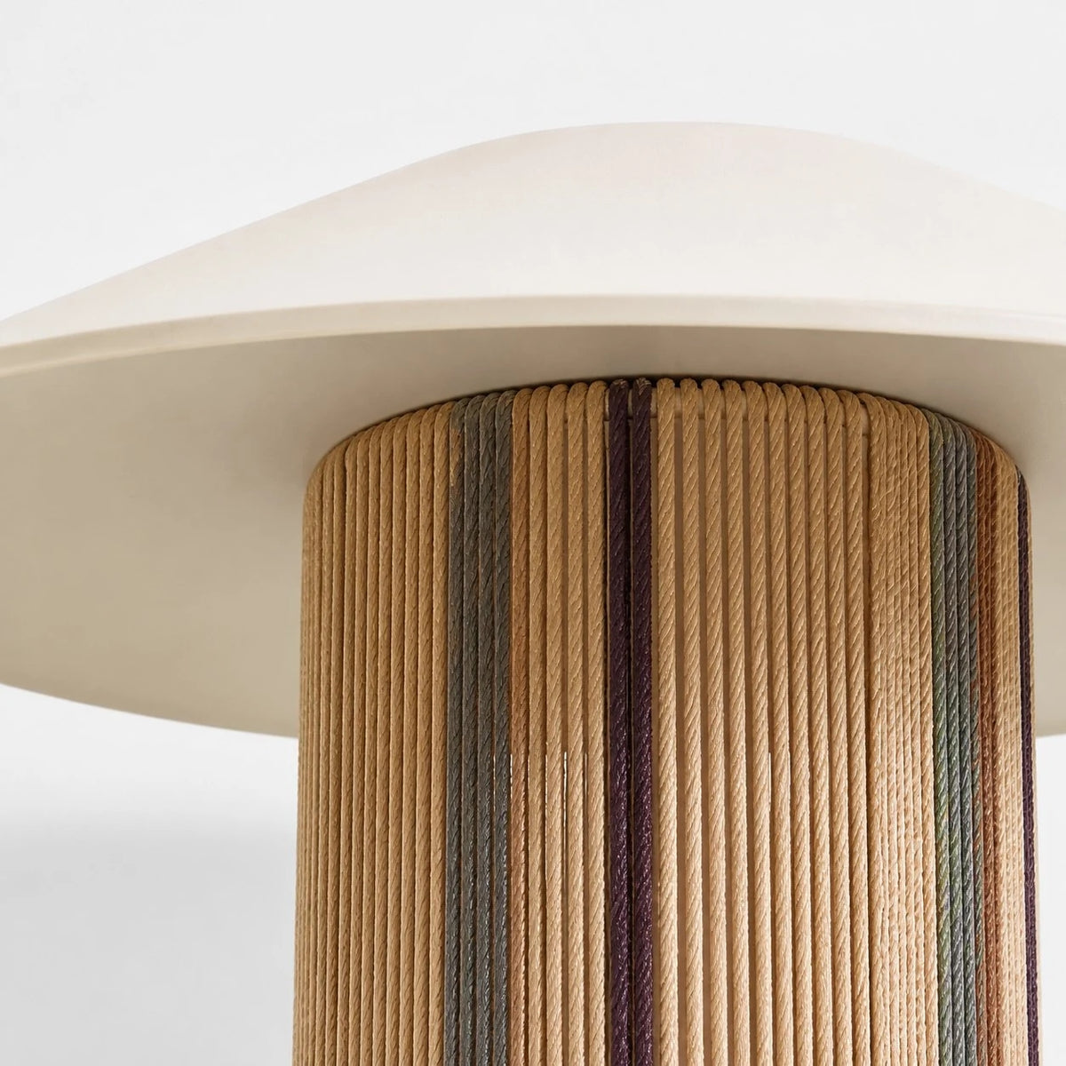 Woven wall sconce texture detail