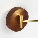 Afbeelding laden in galerijweergave, Afterglow Moderne Zonsondergang Wandlamp – Dubbele Glazen Kap Ontwerp met Houtstructuur Voet