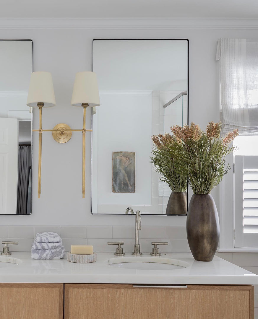 Averin Sleek Minimalist Fabric Wall Sconce for Bedroom & Living Spaces