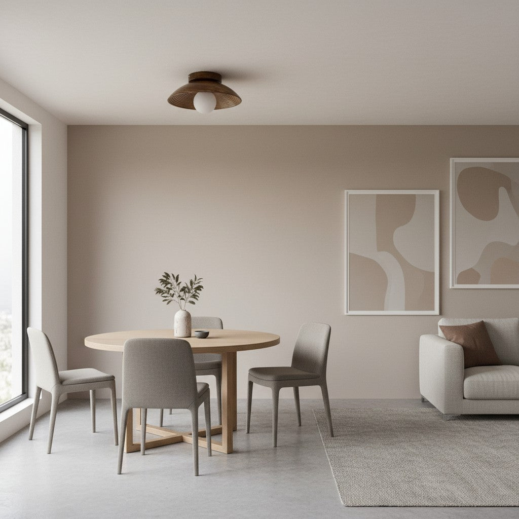 Ovalune Organisch Gestructureerde Plafondlamp Sculpturaal Ontwerp Opbouw - Moderne Stijl voor Woonkamer