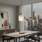 Afbeelding laden in galerijweergave, Glassora Creatieve Glazen Lantaarn Hanglamp - Stijlvolle Hanglamp voor Keuken of Slaapkamer U15