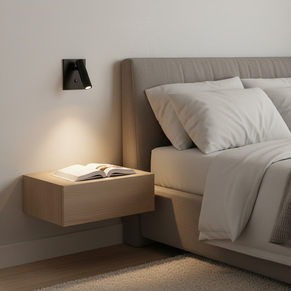 Applique LED Regolabile Slimlux - Struttura in Alluminio Moderna per Camera da Letto e Illuminazione Ambientale