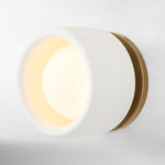 Load image into Gallery viewer, Cerova Modern Ivory Porcelain Sconce – Soft Organic Wall Light
