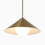 Load image into Gallery viewer, Brivana Adjustable Pendant – Cone Shade Light for Kitchen or Dining
