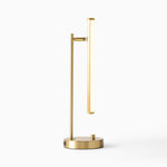 Load image into Gallery viewer, Voro Modern LED USB Table Lamp - Sleek Metal Desk &amp; Bedside Lighting
