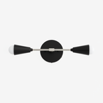 Load image into Gallery viewer, Mobilux Dual-Light Linear Mid-Century Vanity Wall Light for Bathroom &amp; Mirror
