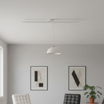 Afbeelding laden in galerijweergave, Axitra draaibare pendellicht plafondrail – strakke verstelbare rails voor pendellampen eigentijds N21