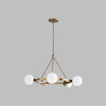 Load image into Gallery viewer, Brelia Round Light Chandelier - Modern Globe Chandelier in Stylish Design
