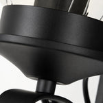 Załaduj obraz do przeglądarki galerii, Matte black metal finish and mounting cup close view