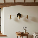 Load image into Gallery viewer, Pyralis Cone 3 Light Vanity Light - Modern Sconce
