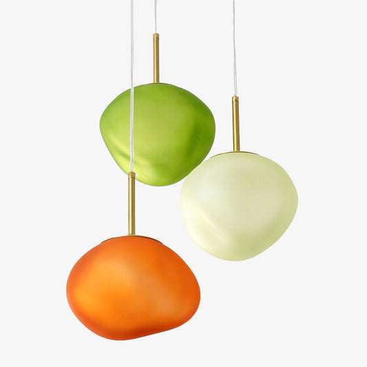 Lámpara Colgante Coloria – Lámpara Colgante Moderna de Vidrio Opalino para Comedor