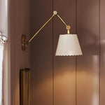 Afbeelding laden in galerijweergave, Foldray getande taakwandlamp - leren wandlamp voor thuis
