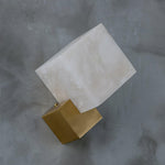 Bild in die Galerieansicht laden, Block Alabaster Wandkerze