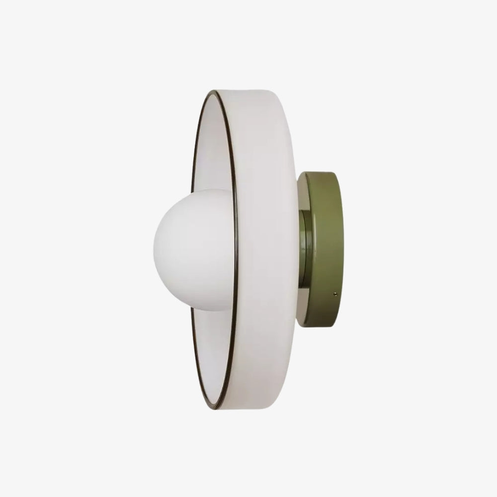 Lámpara de Pared y Techo Kalo - Aplique de Montaje Superficial con Disco de Vidrio Soplado