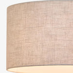 Załaduj obraz do przeglądarki galerii, Natural linen drum shade texture detail